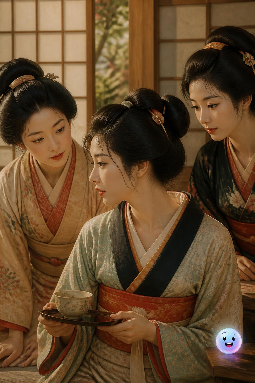 The tea house beauties of Edo Japan