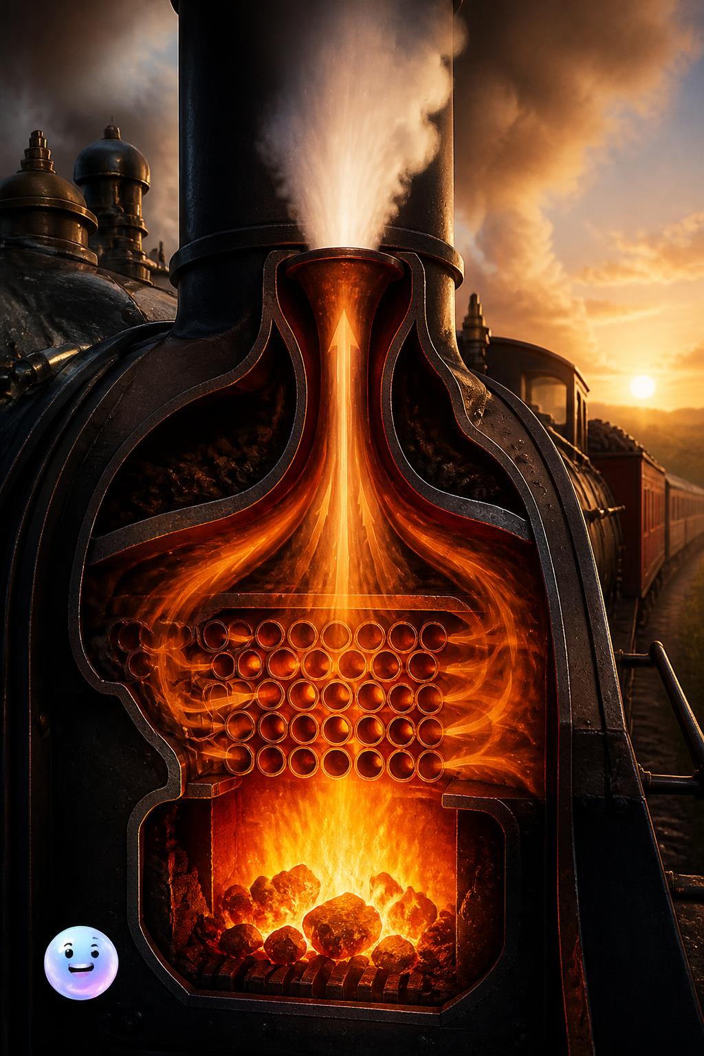 The blastpipe draft trick fanning flames
