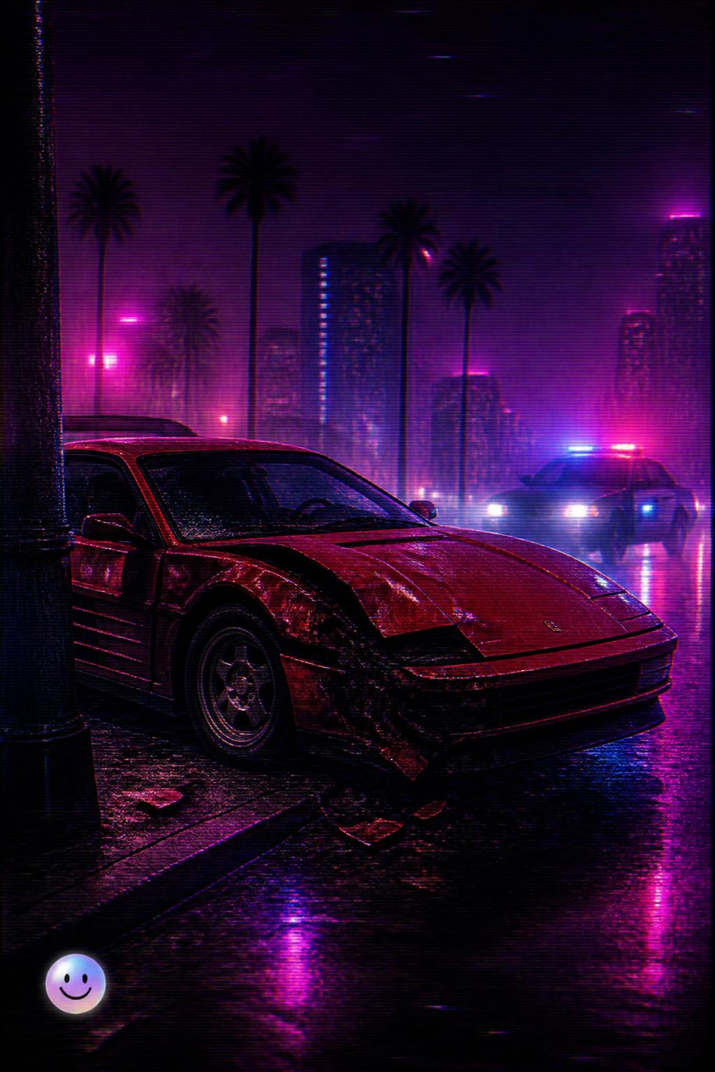 El choque del Testarossa en 1986