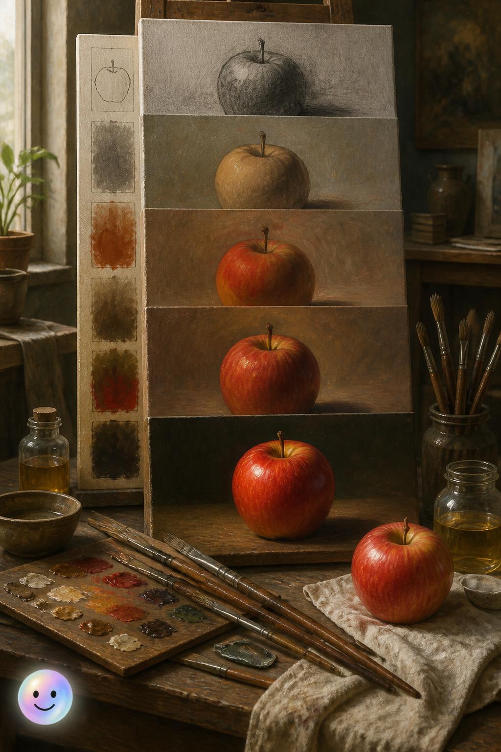 Why an apple took months to paint