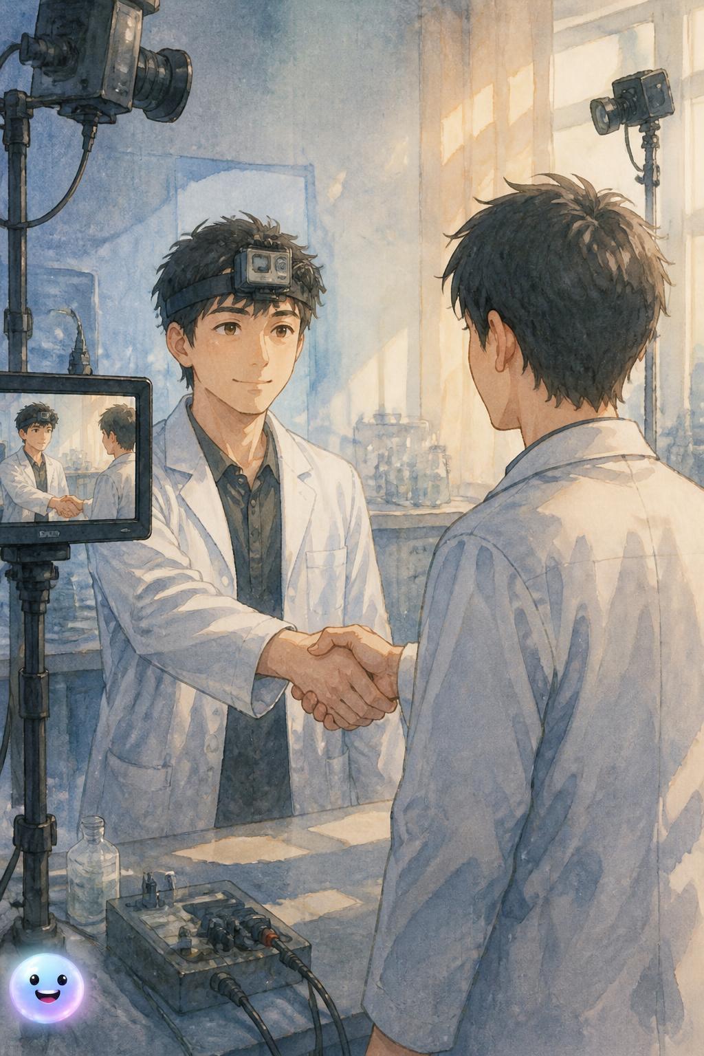 Shaking hands with yourself