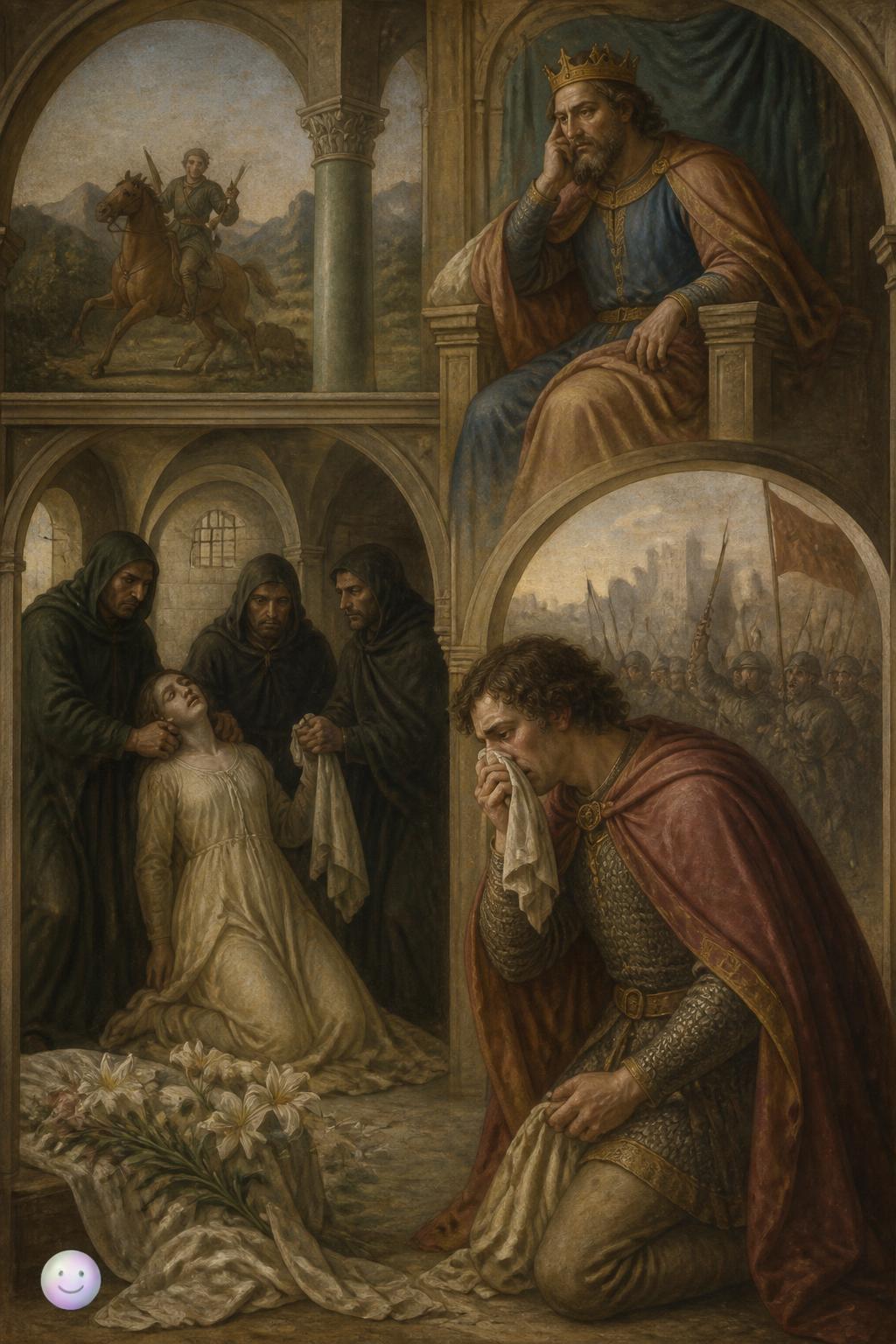 The tragic decision of a desperate king