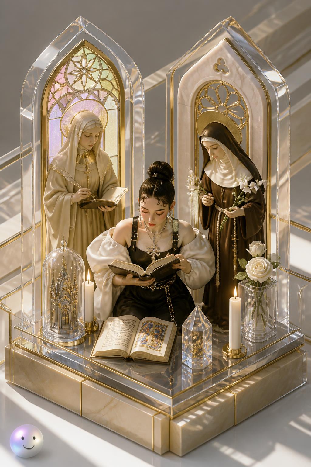 The voices of the female saints