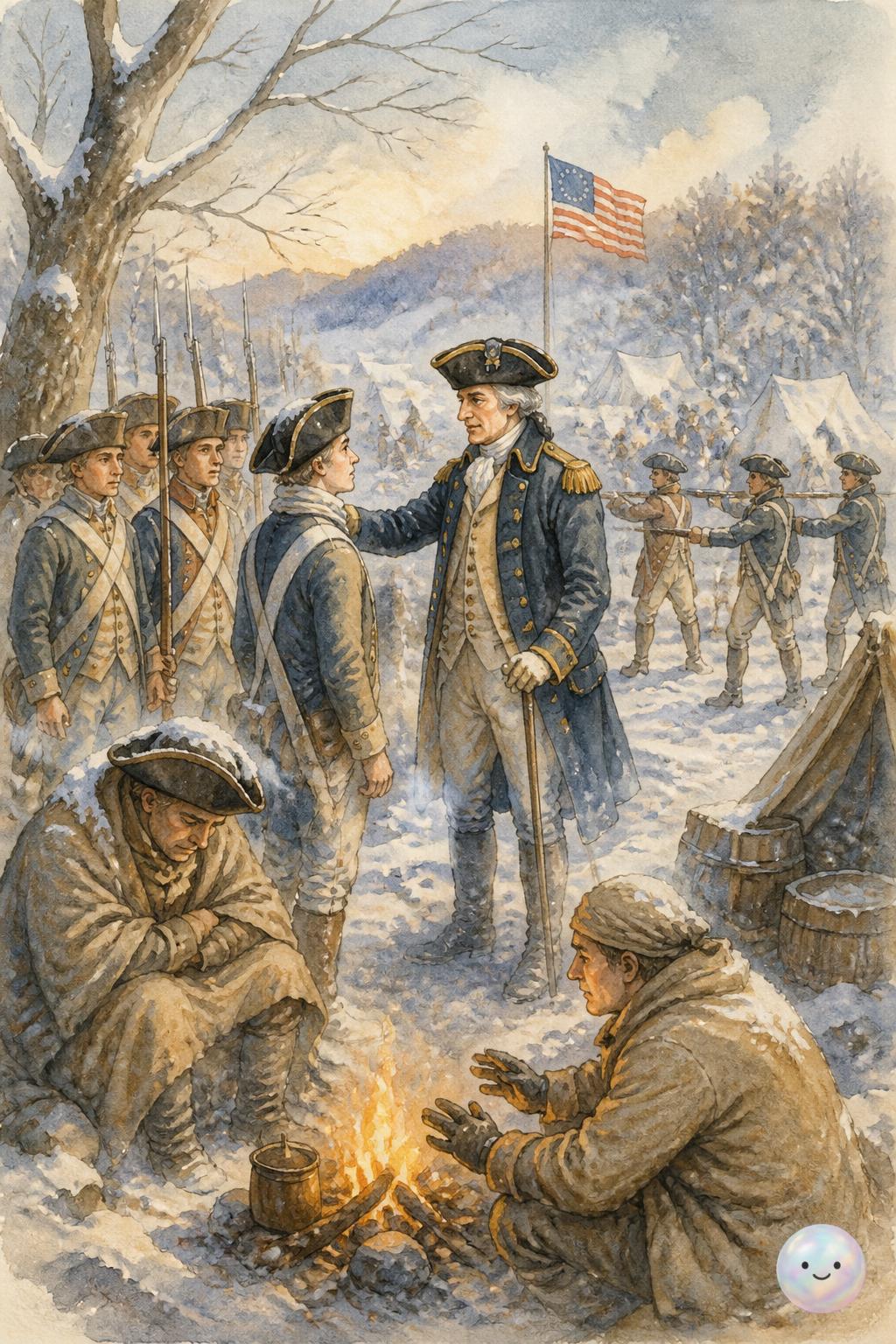 El duro invierno de Valley Forge