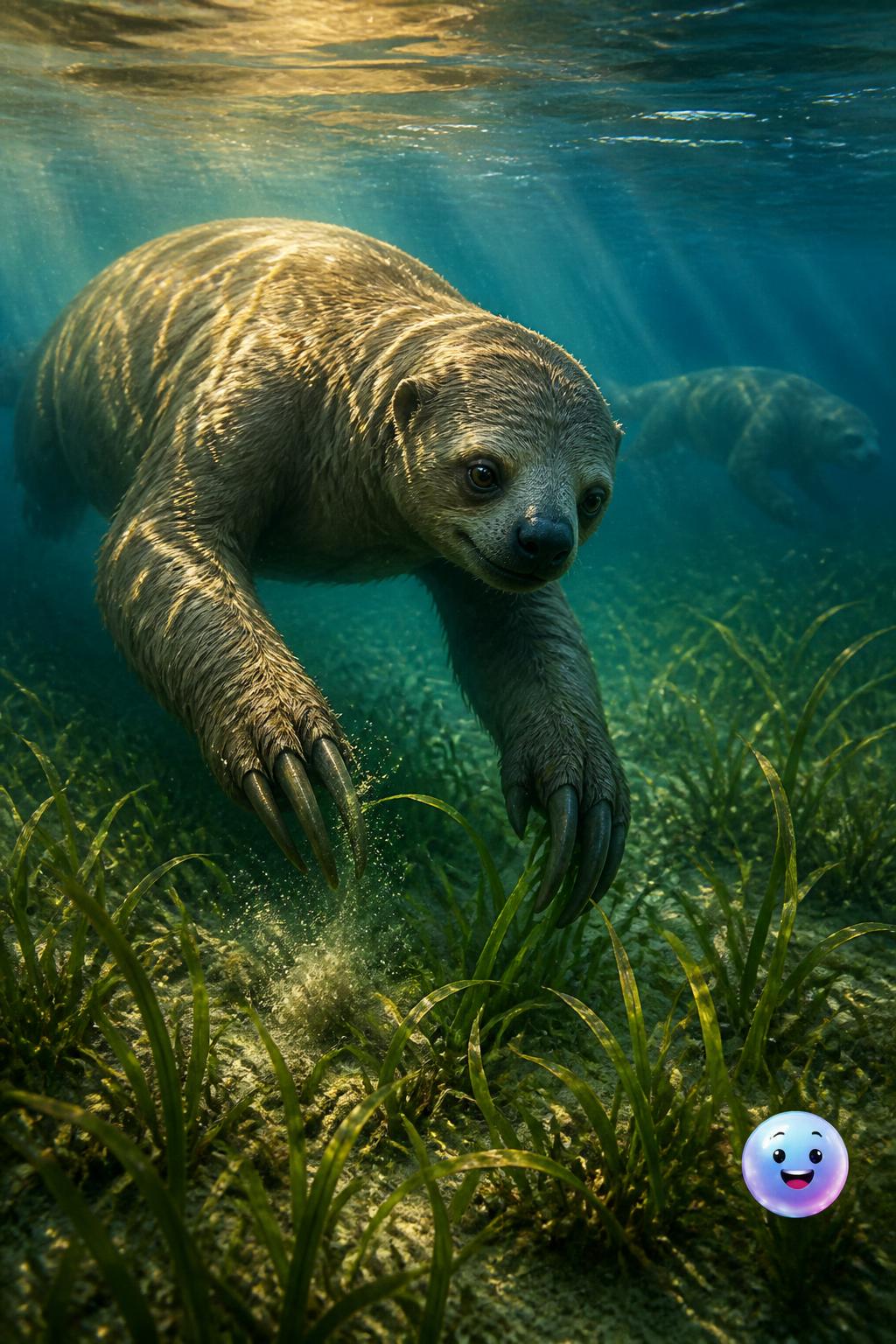 The underwater ocean sloths