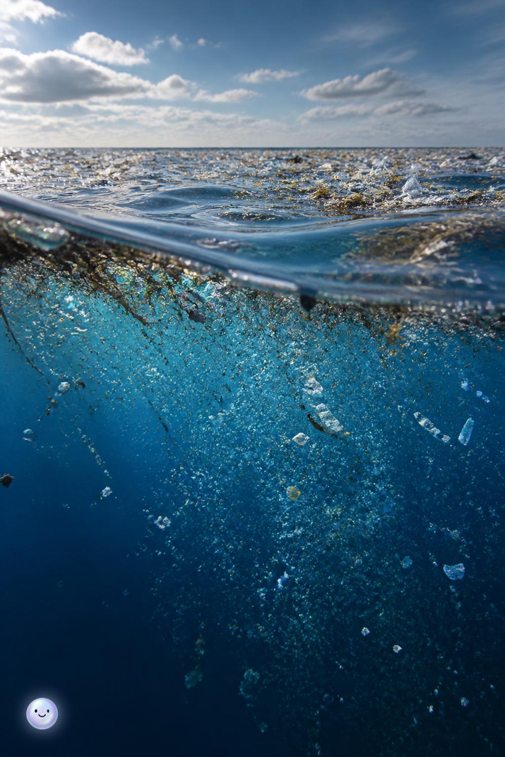 The garbage patch of the gyre
