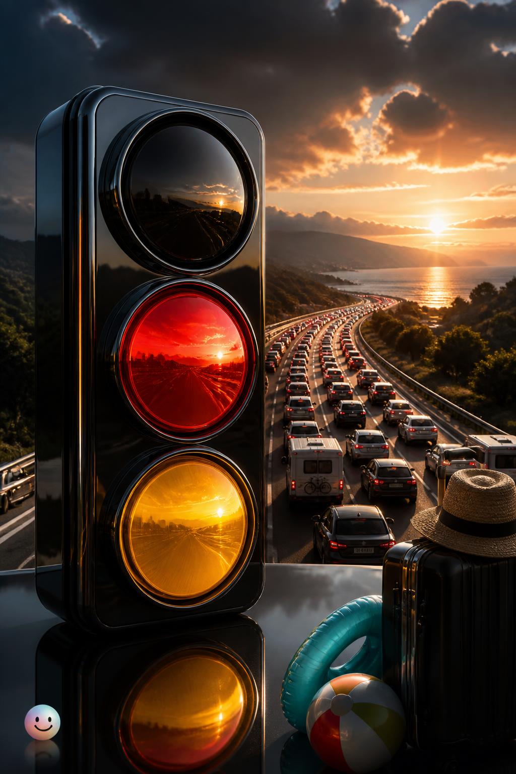 Il codice dei colori della viabilità autostradale