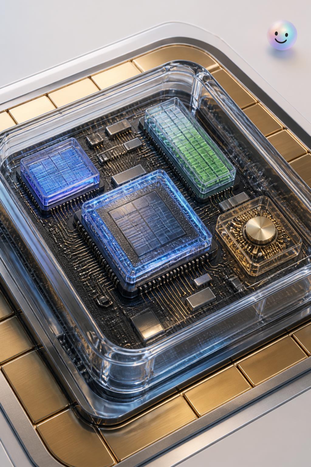 Inside the tiny computer on your card