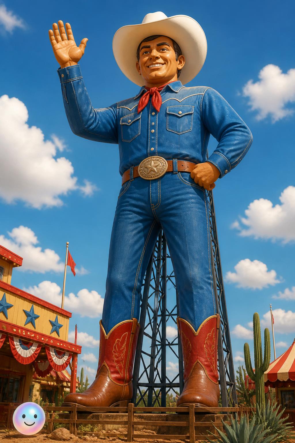 The ultimate 75-gallon cowboy hat
