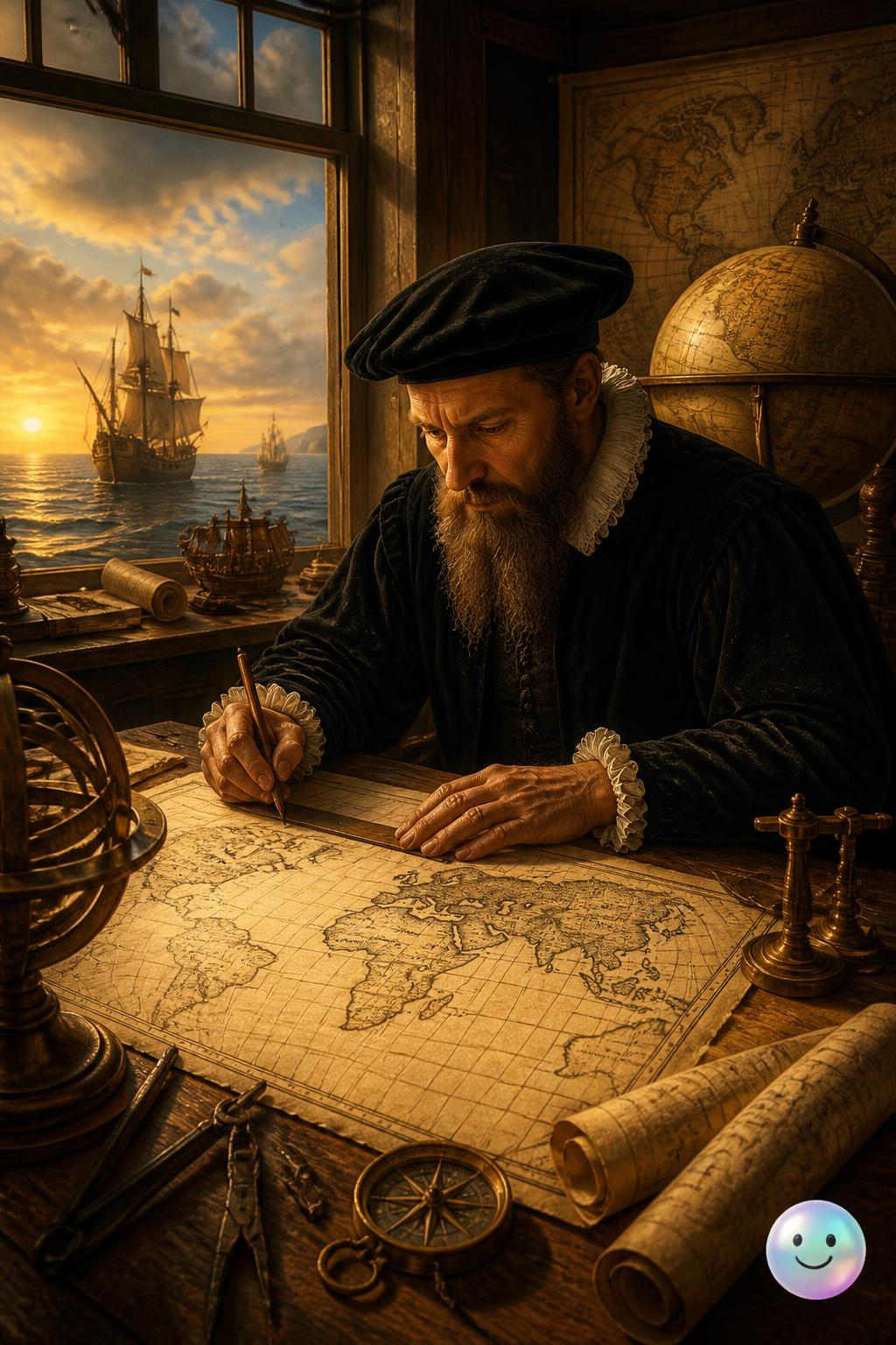The art of plotting the globe with cartography