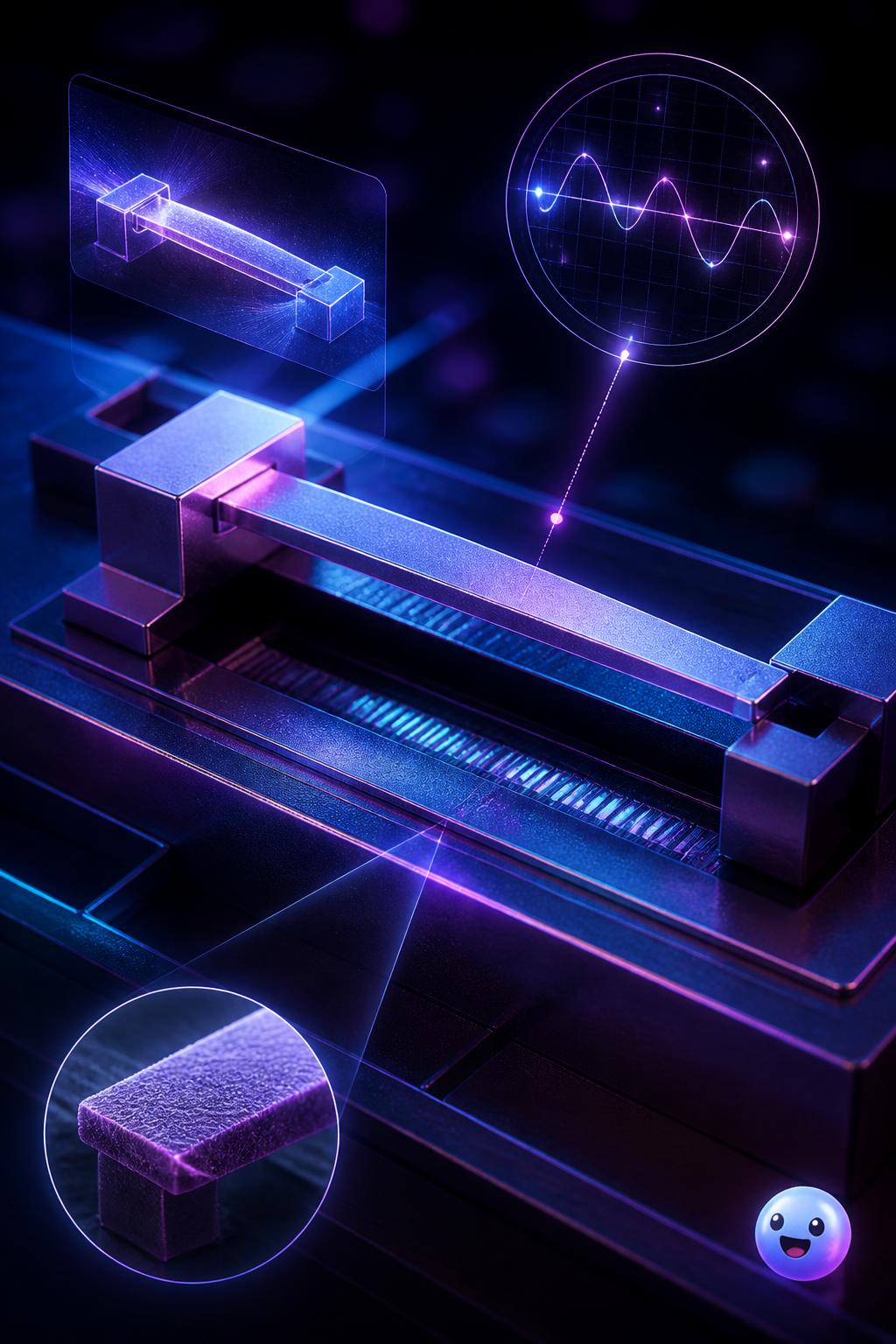 Microscopic silicon diving boards