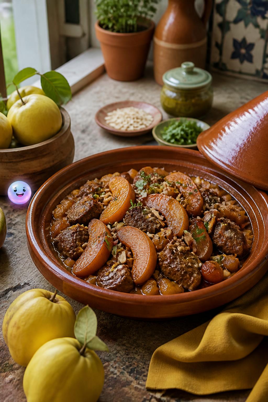 Slow-braised quince tagine of Morocco