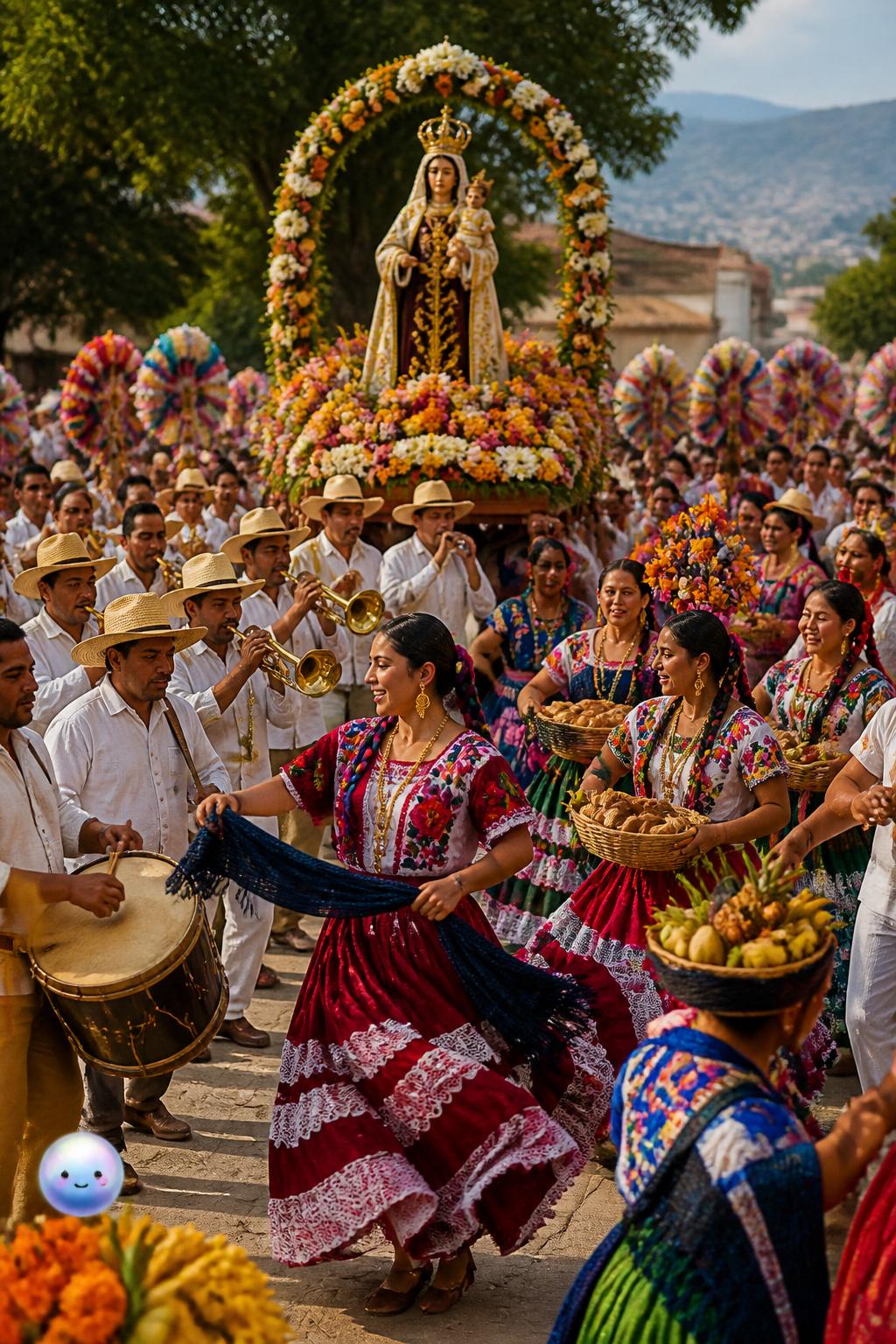 La llegada de la Virgen del Carmen
