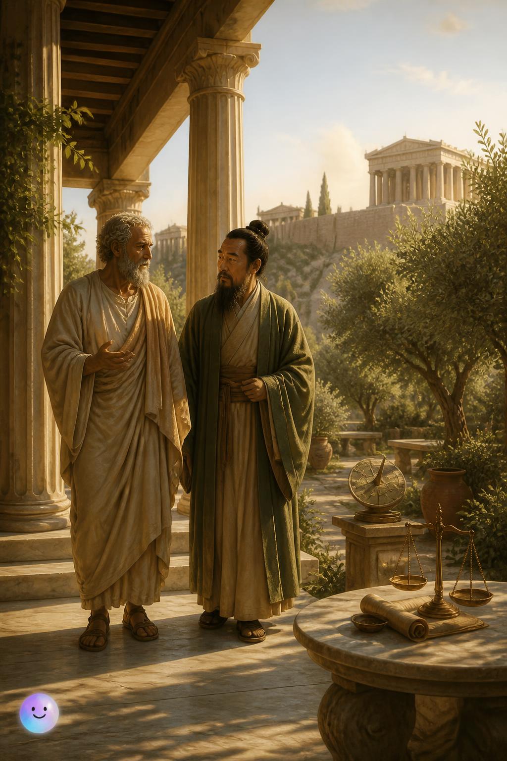 East meets West in virtue