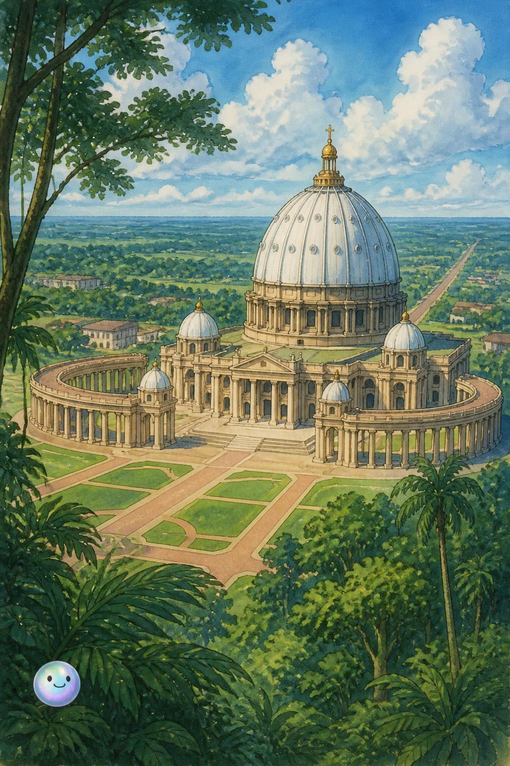 Yamoussoukro: The giant church in the jungle