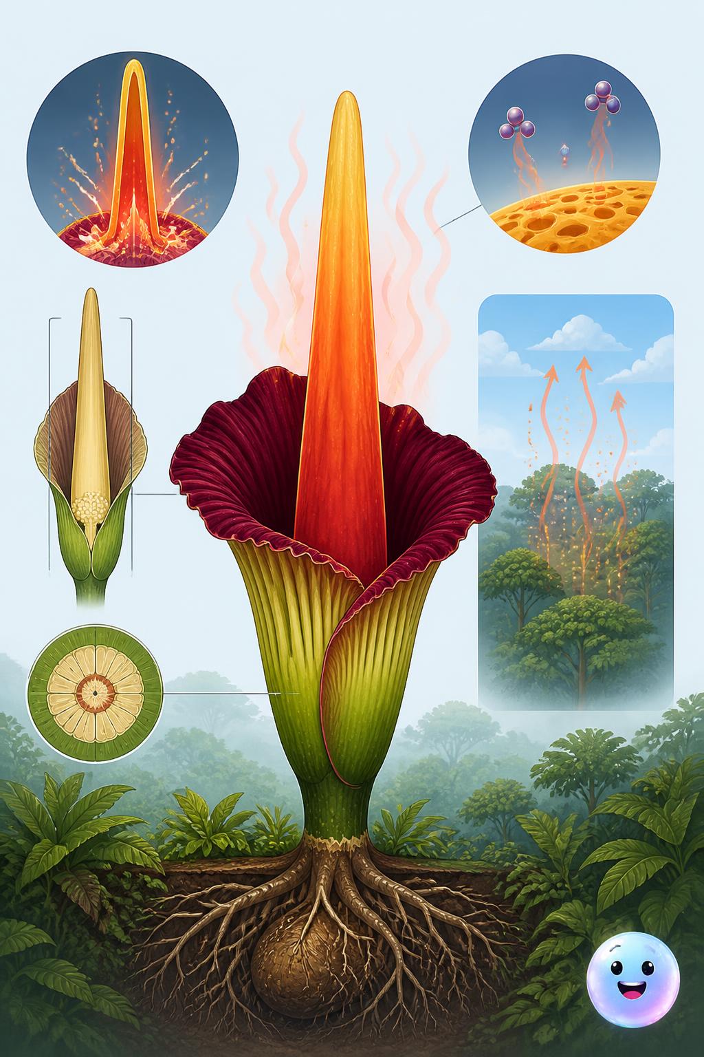 A flower with a fever