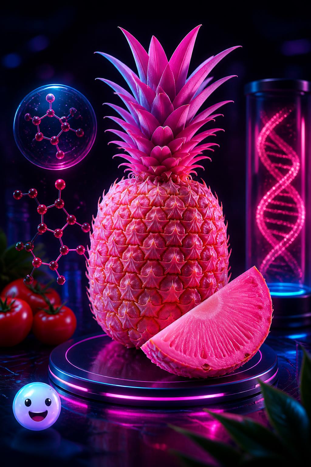 La exótica y costosa piña rosa