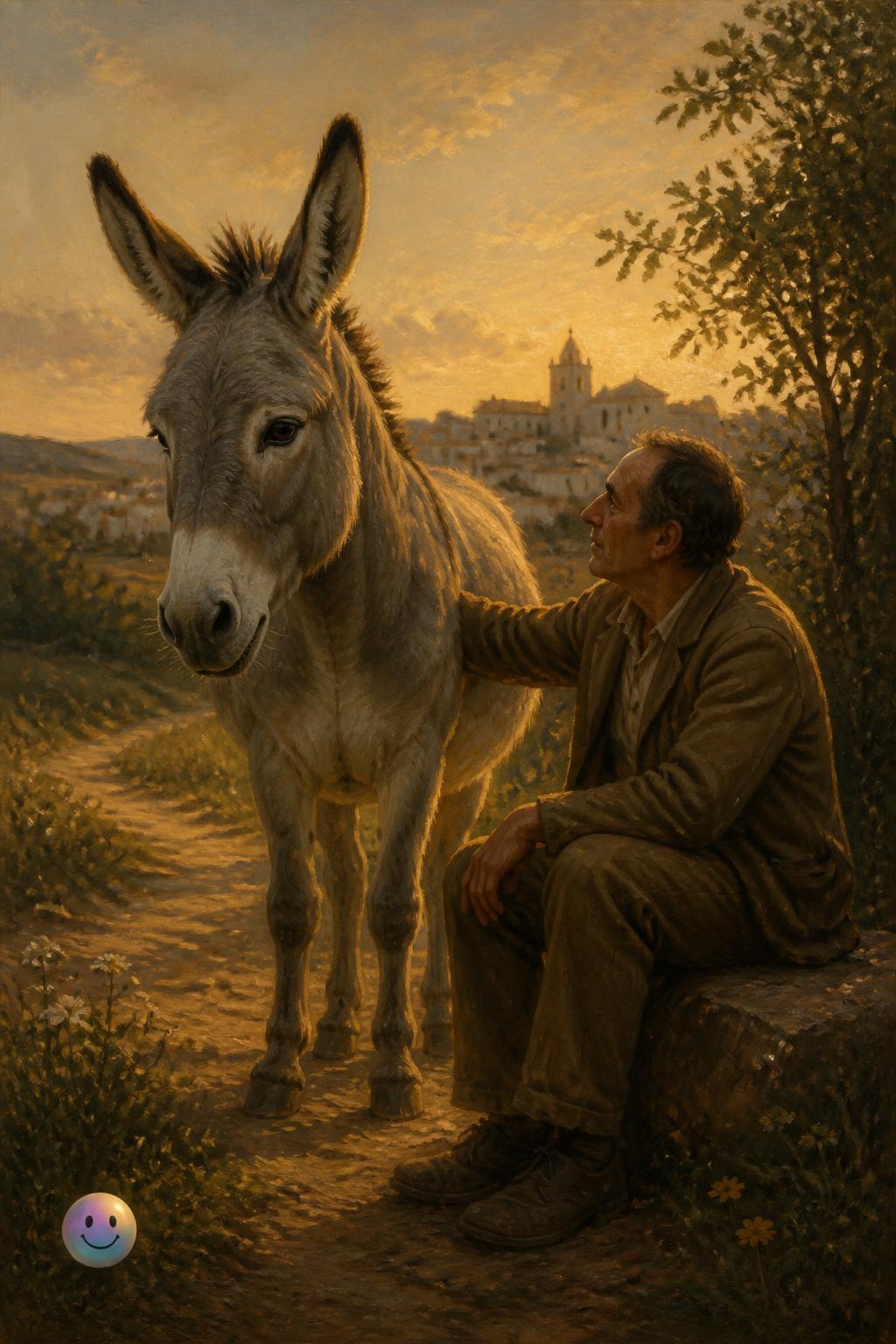 El burro como símbolo de humildad
