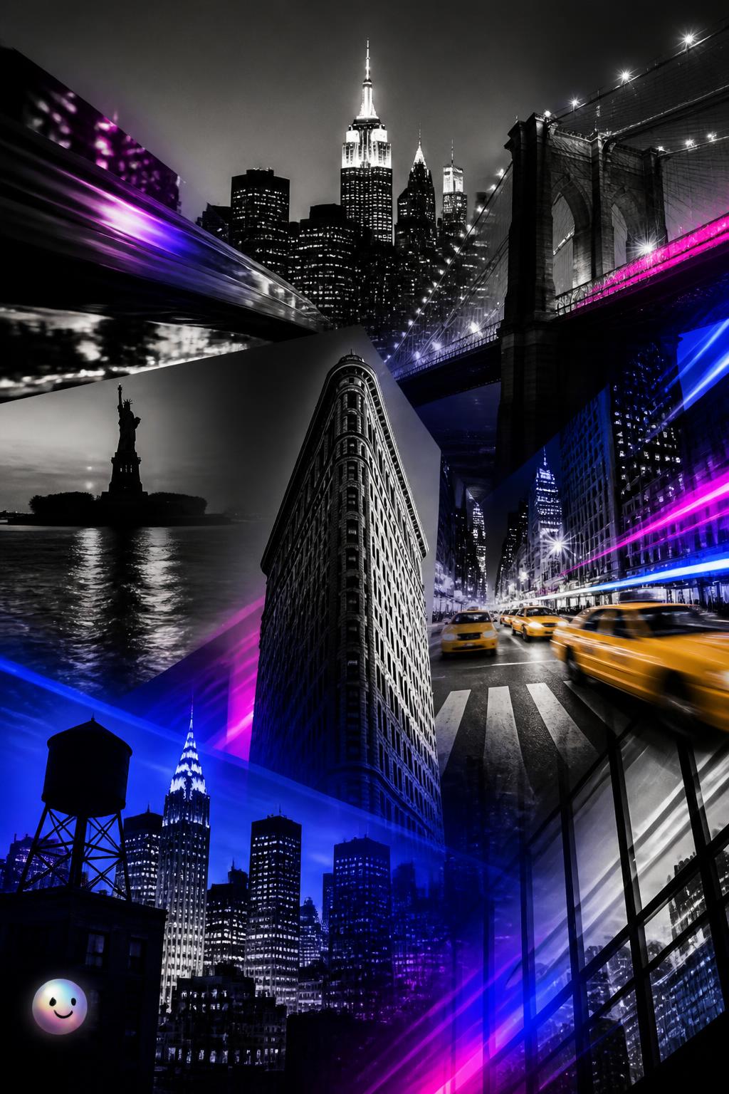 The widescreen monochrome of Manhattan
