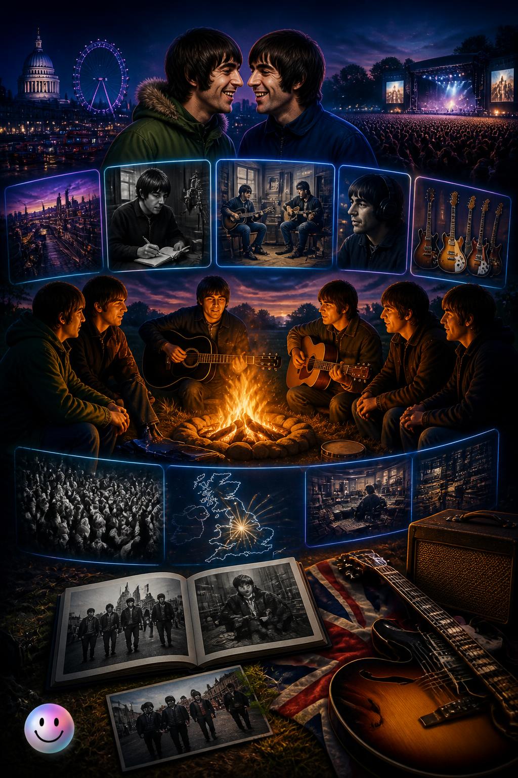 Knebworth 1996 and a cozy campfire acoustic evening