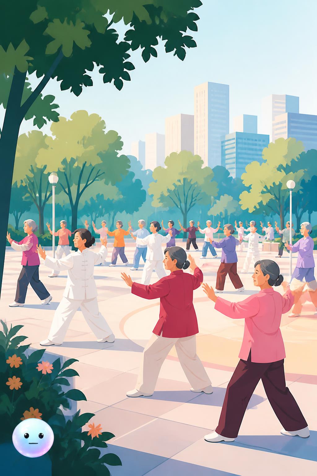 China's morning park culture