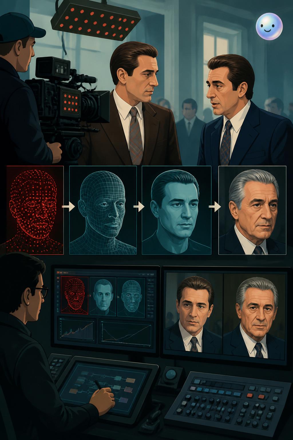 De-aging and digital resurrection