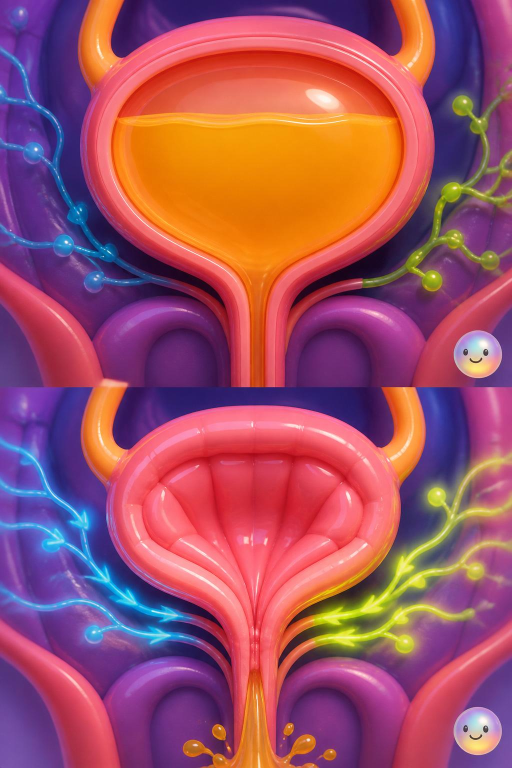The detrusor muscle squeeze