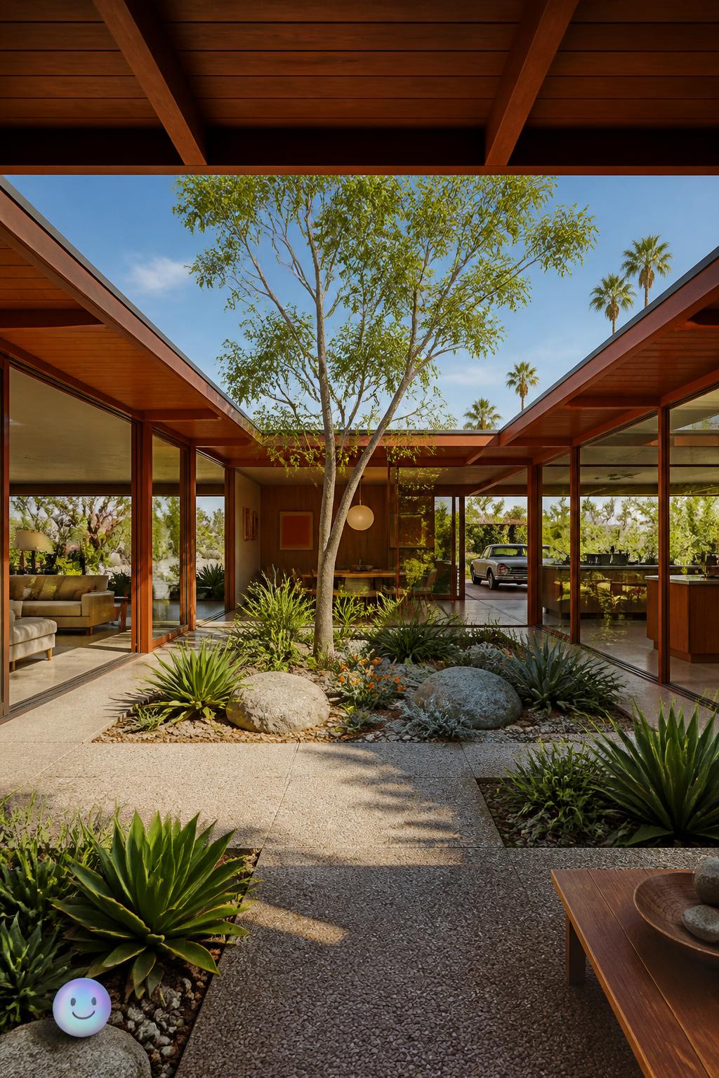 The magic of the open-air atrium