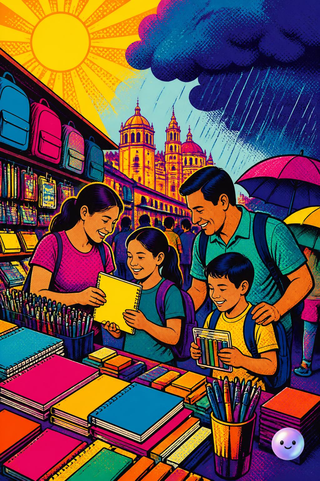 El peregrinaje por los útiles escolares