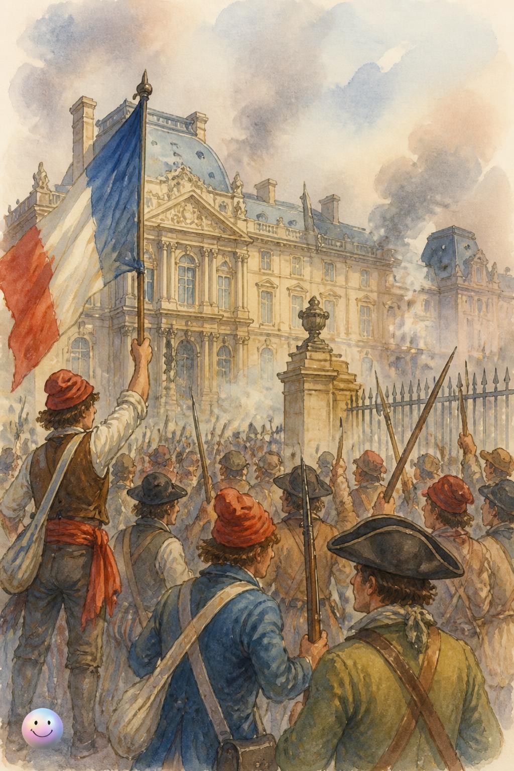 El asalto al palacio de las Tullerías