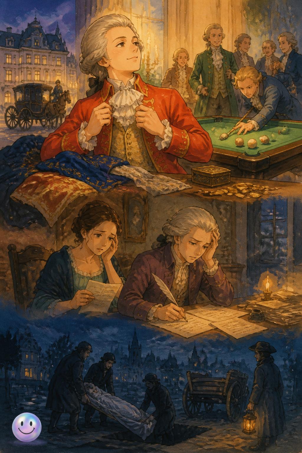 El caos financiero de Wolfgang Amadeus Mozart