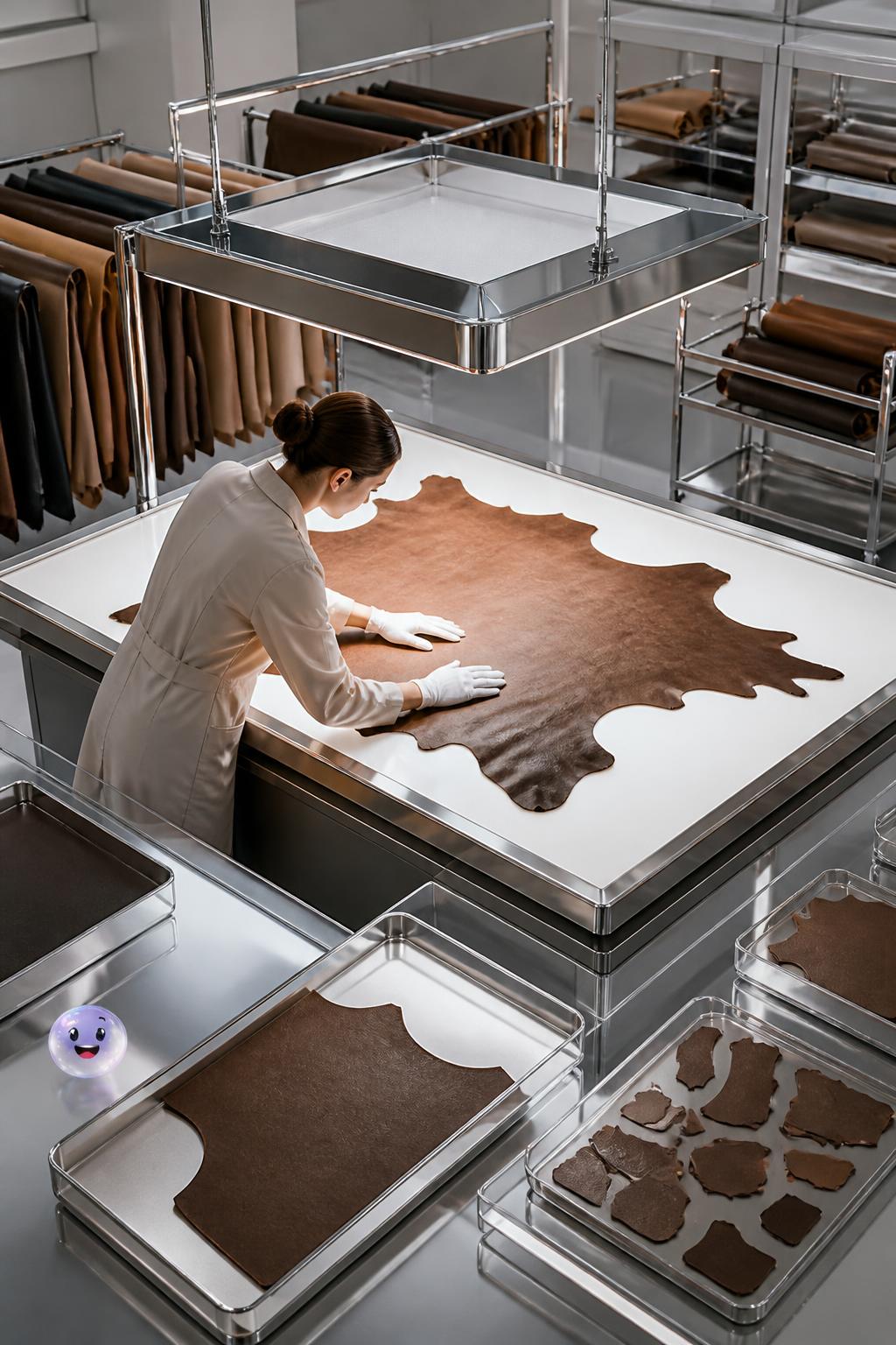 La sélection rigoureuse des peaux parfaites