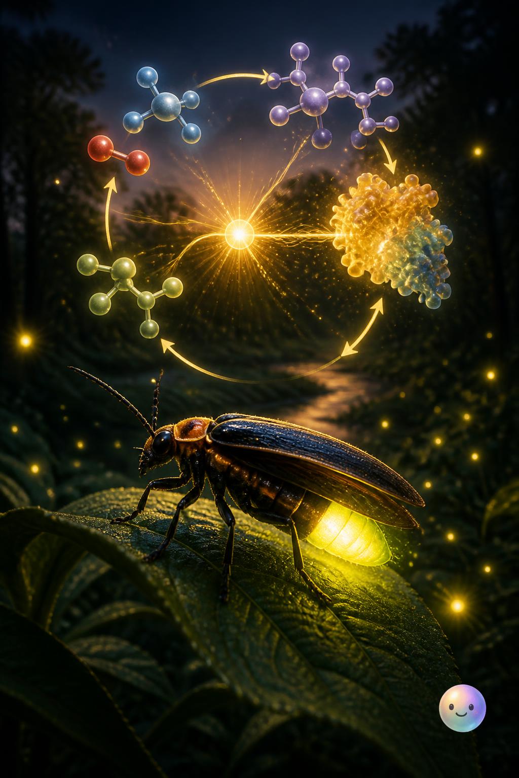 The molecular recipe for firefly glow