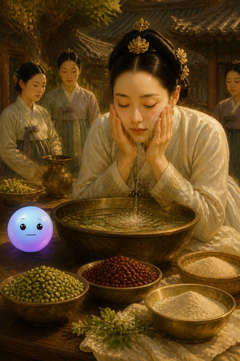 왕실의 세안제 팥과 녹두의 마법