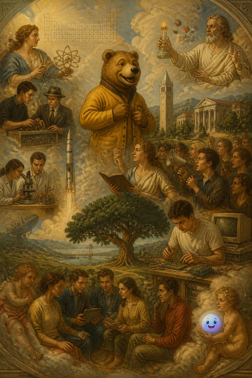 Oski the Bear and the secret identity