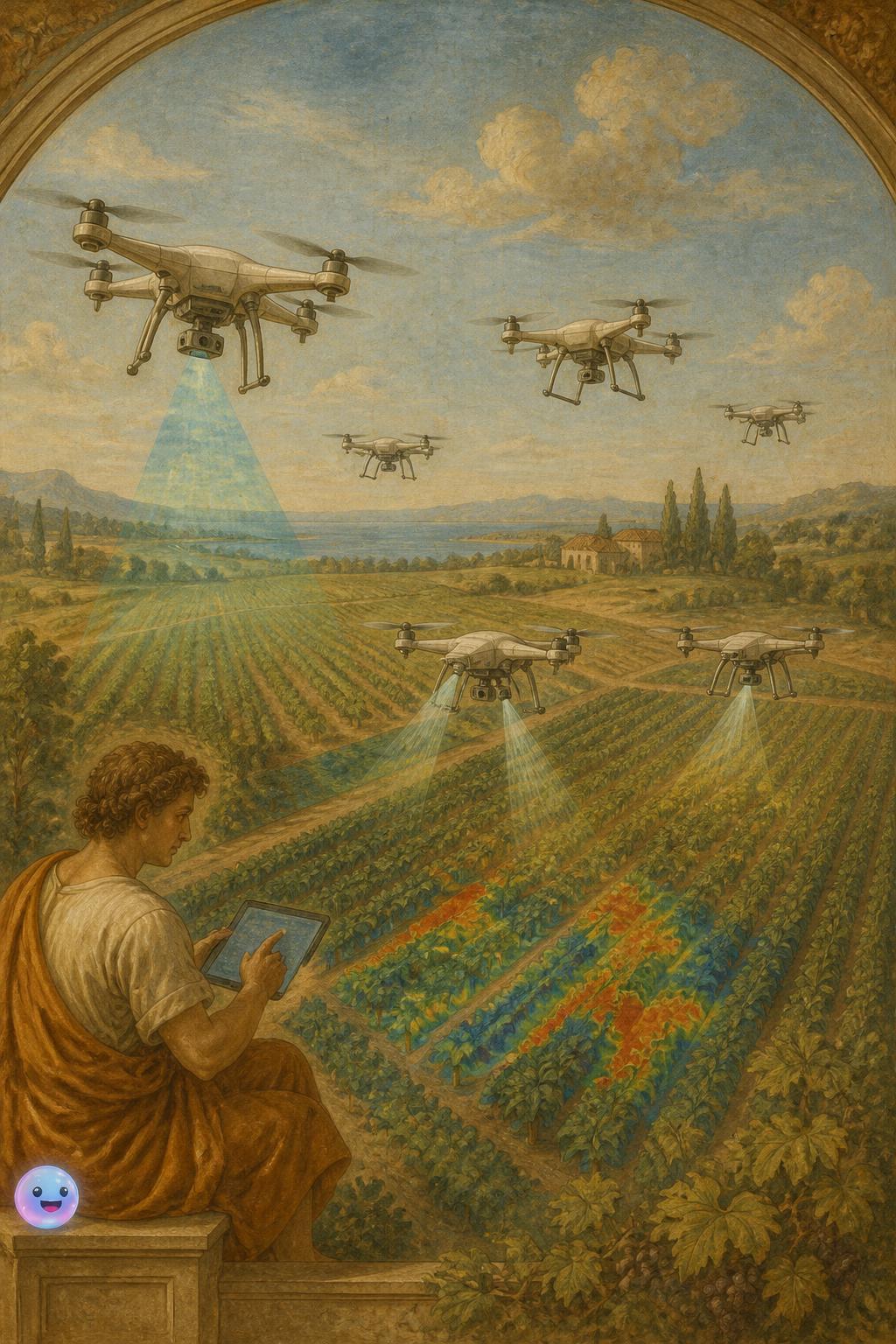 Precision farming from above