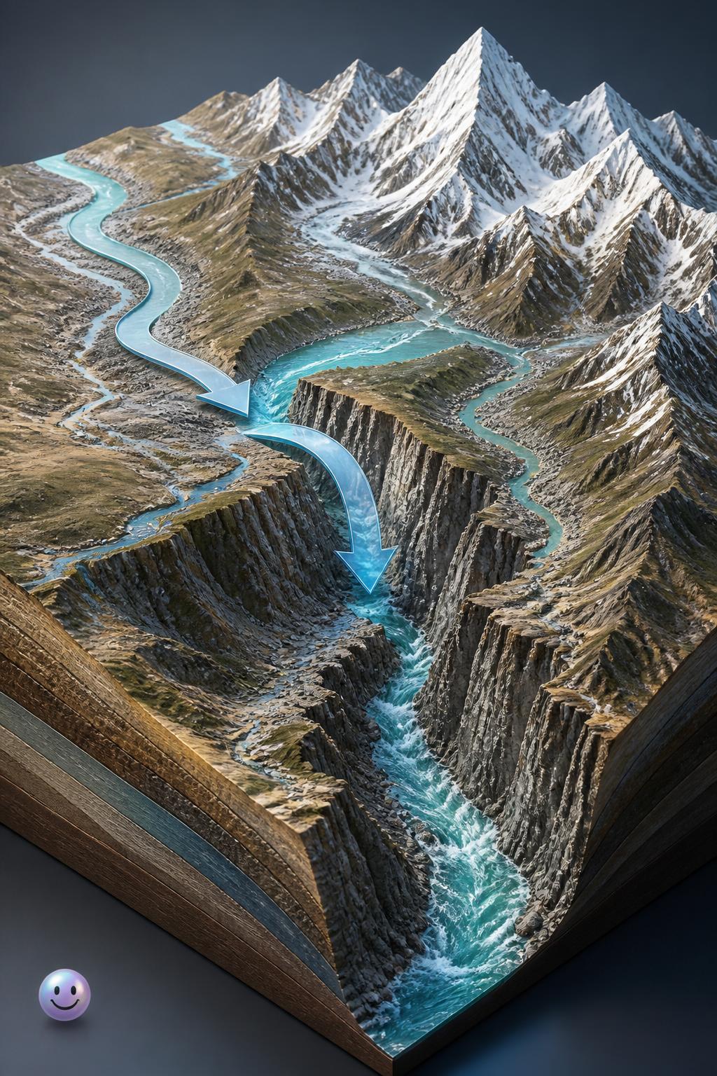 The pirate river that stole another's flow