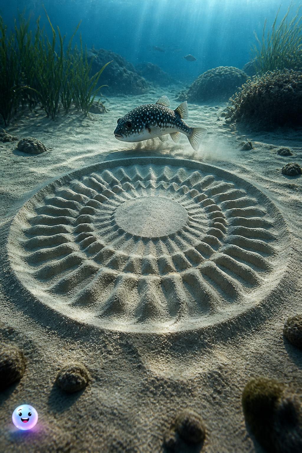 The underwater crop circles of the pufferfish