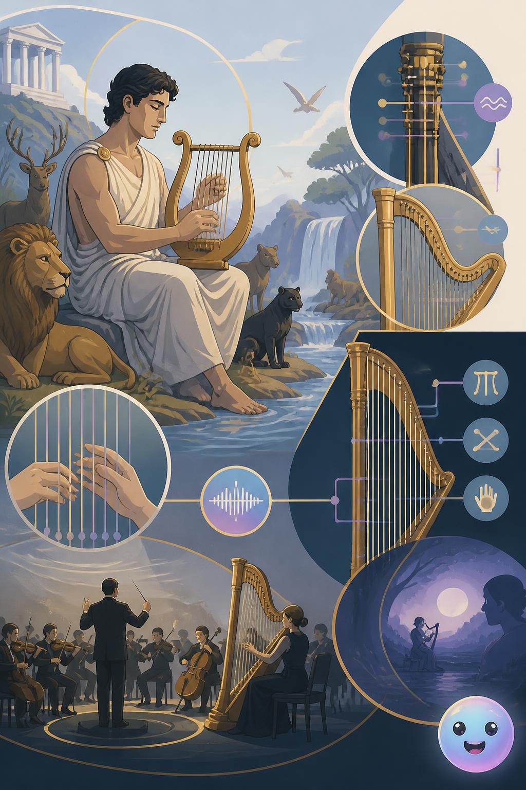 El mito de Orfeo y su lira