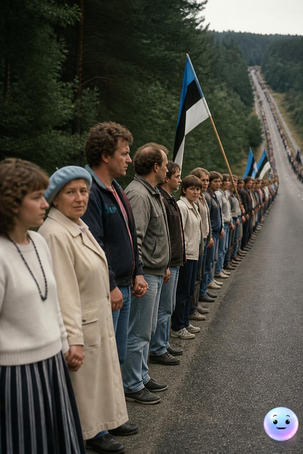 The singing revolution of the Baltic