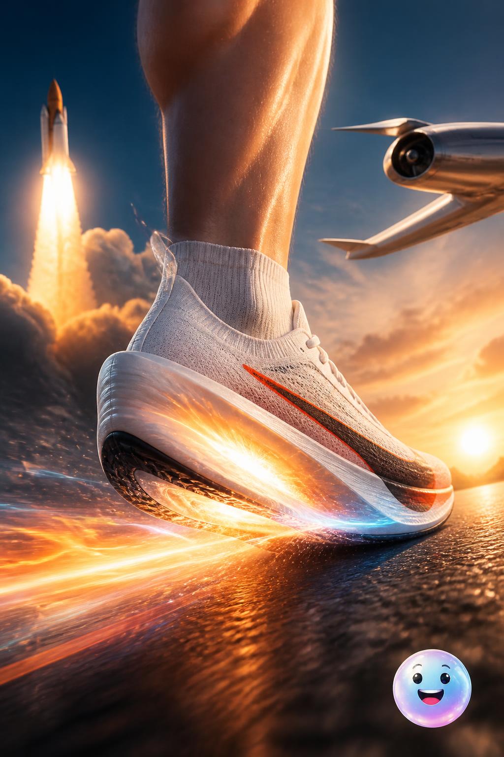 How space-age foam takes flight on foot