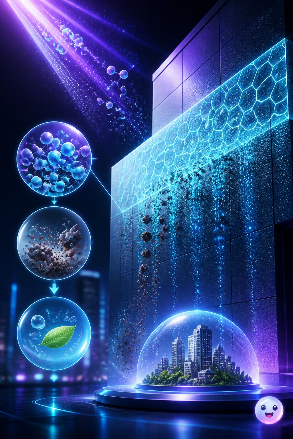 Photocatalytic nanocoatings that clean themselves