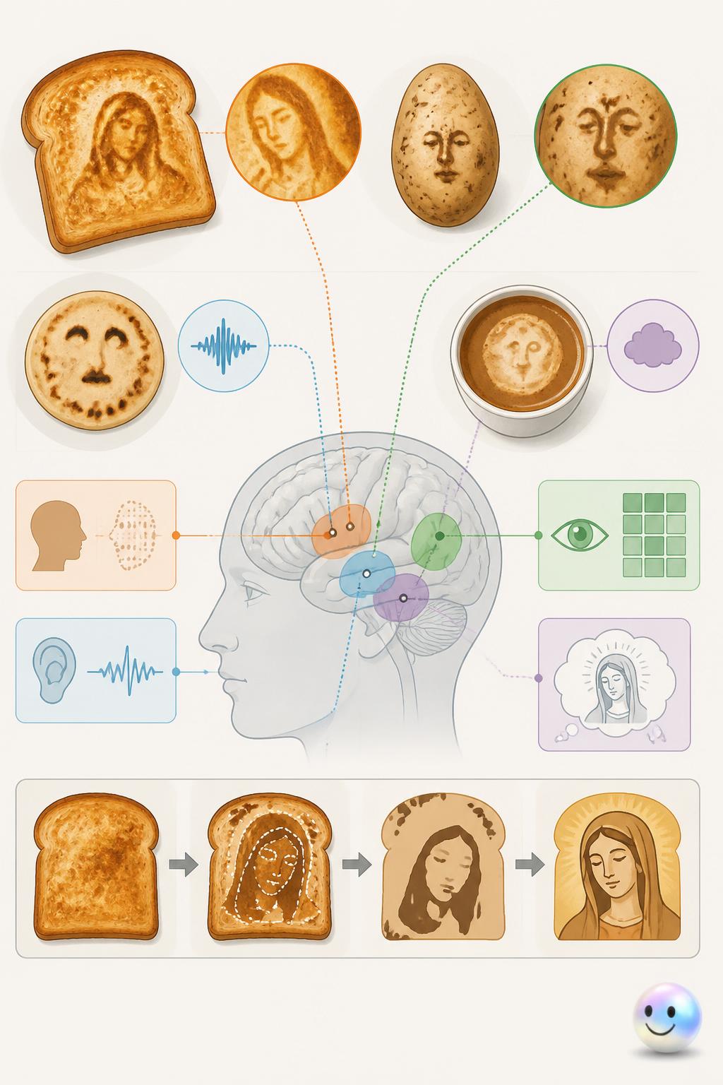 Sacred images in everyday food