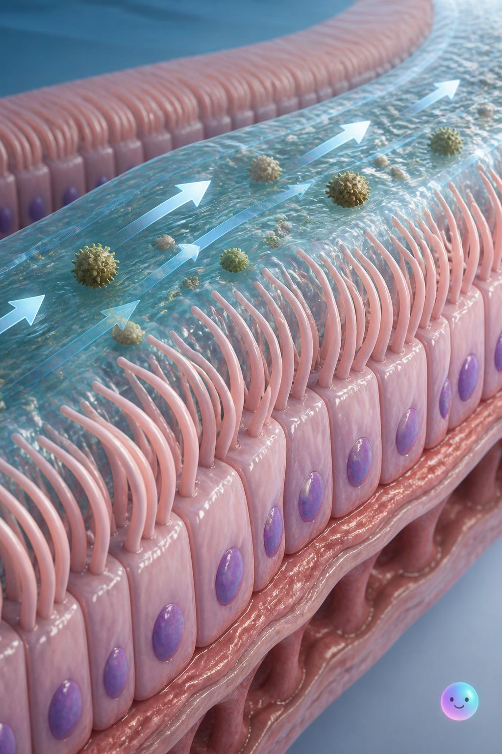The microscopic escalator of cilia