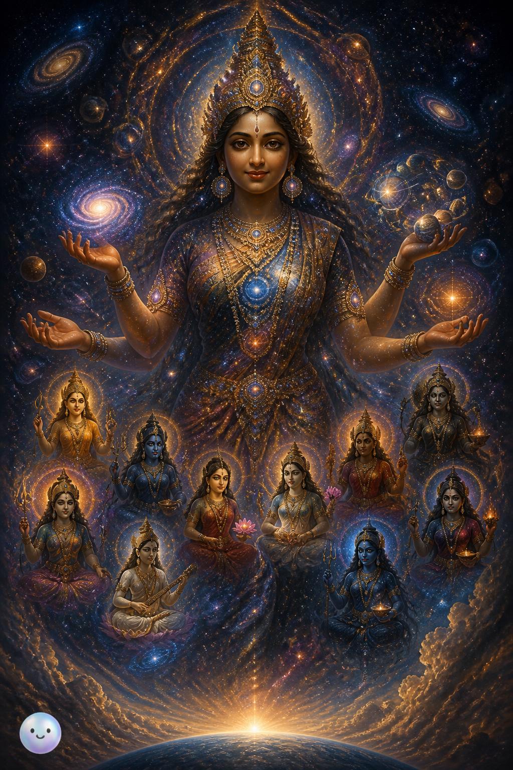 Bhuvaneshwari and the infinite space of the universe