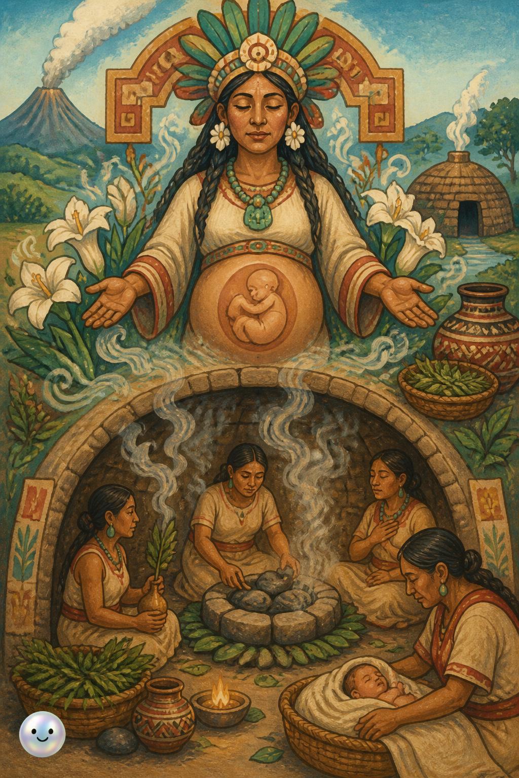 La diosa de la fertilidad Temazcaltoci