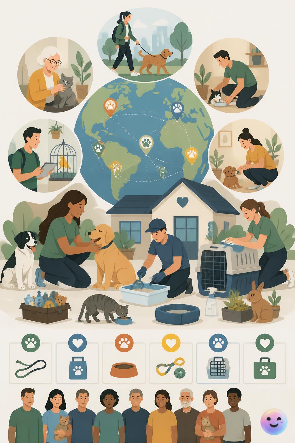 A global look at animal support