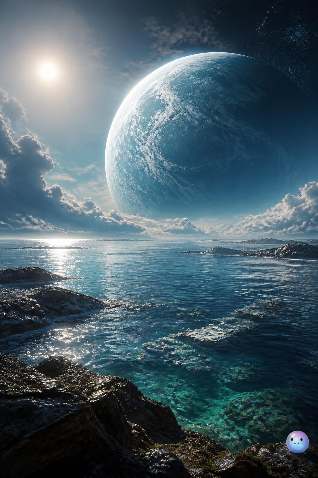The math of a water world
