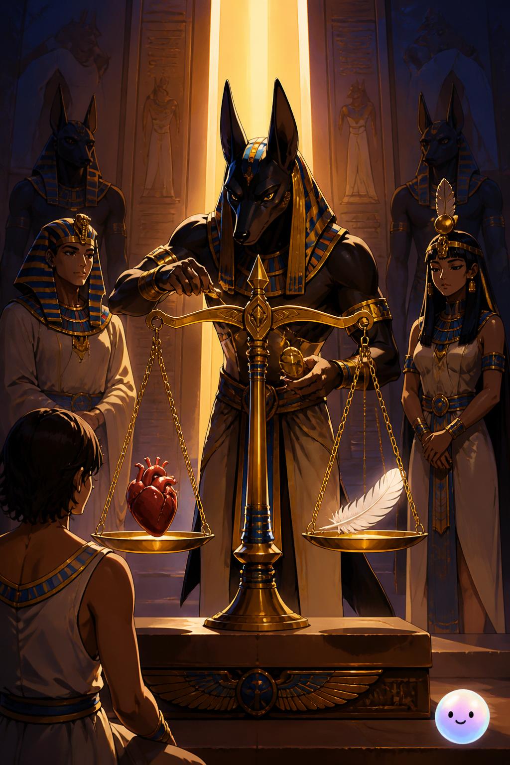 The weighing of the heart