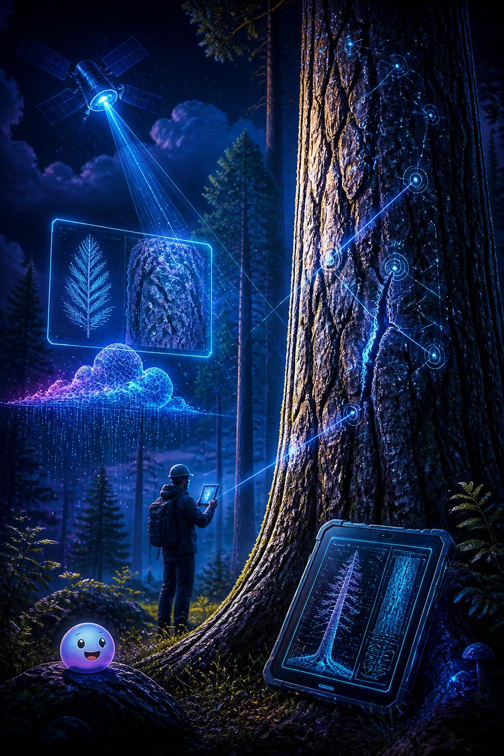 Reading the bark's hidden language